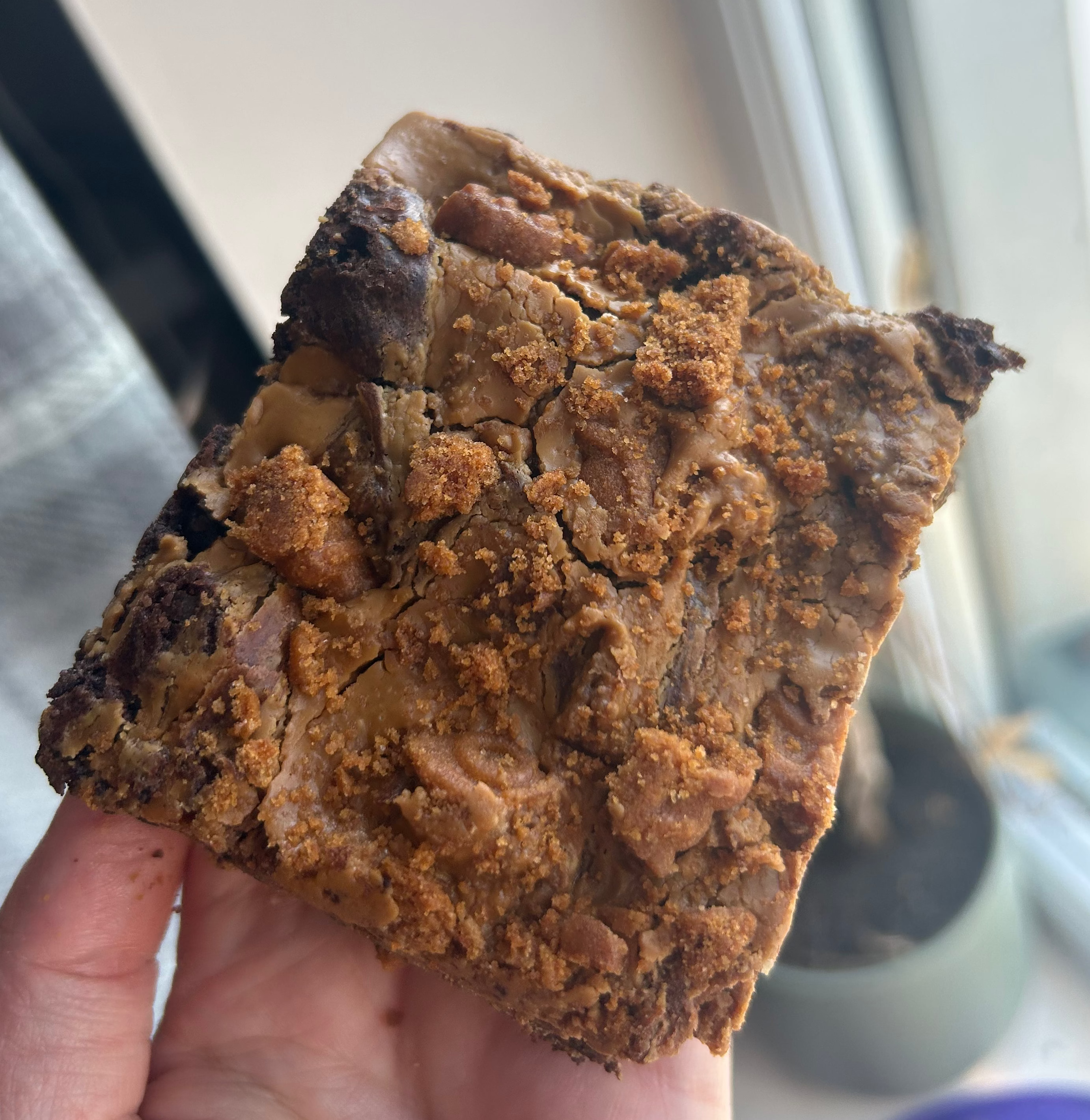 Biscoff brownie
