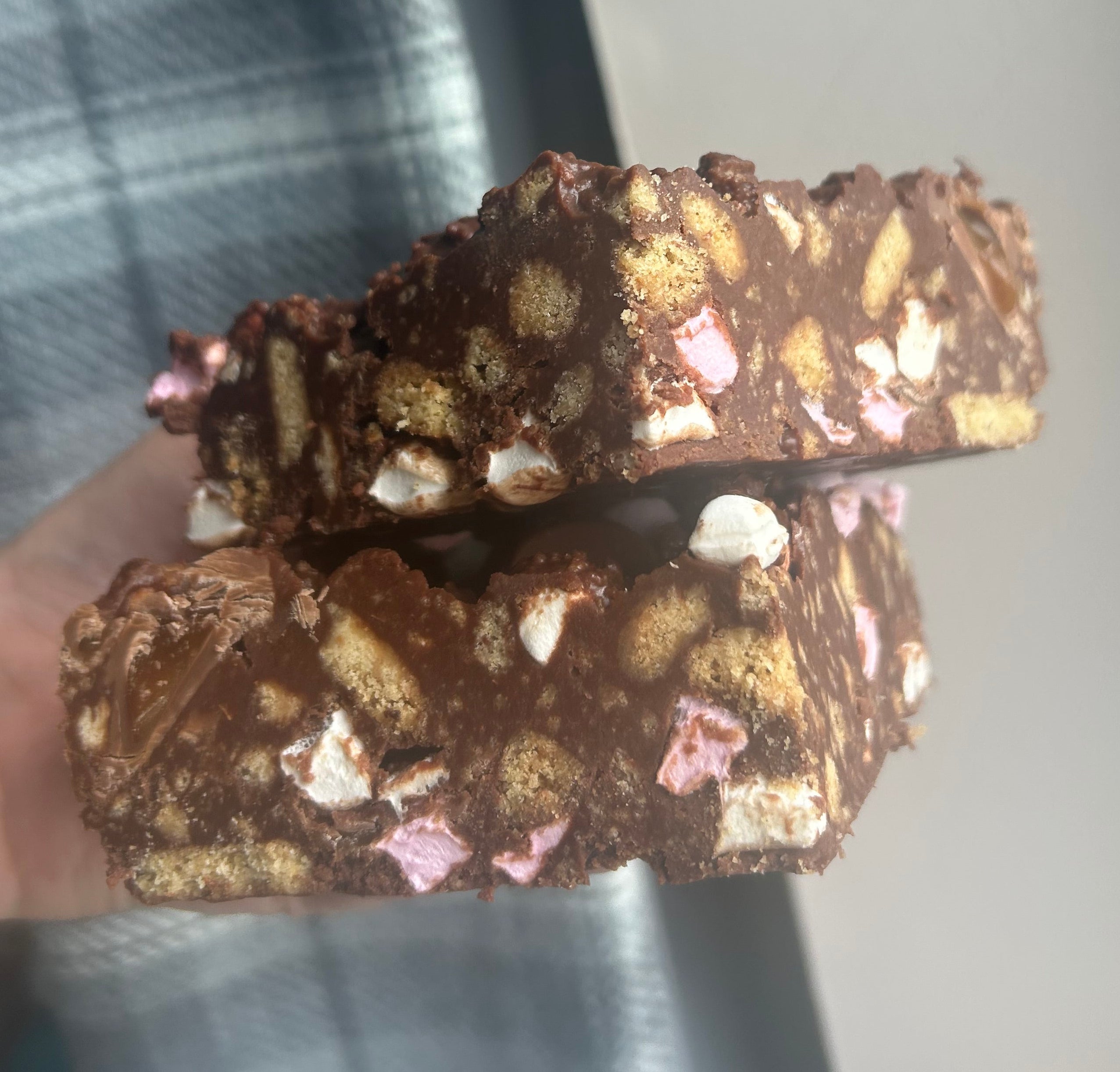 Caramel rocky road