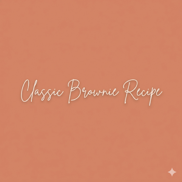classic brownie recipe